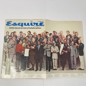 Esquire Magazine for Men 40th Anniversary Issue, Oct 1973, 20th Century Vintage